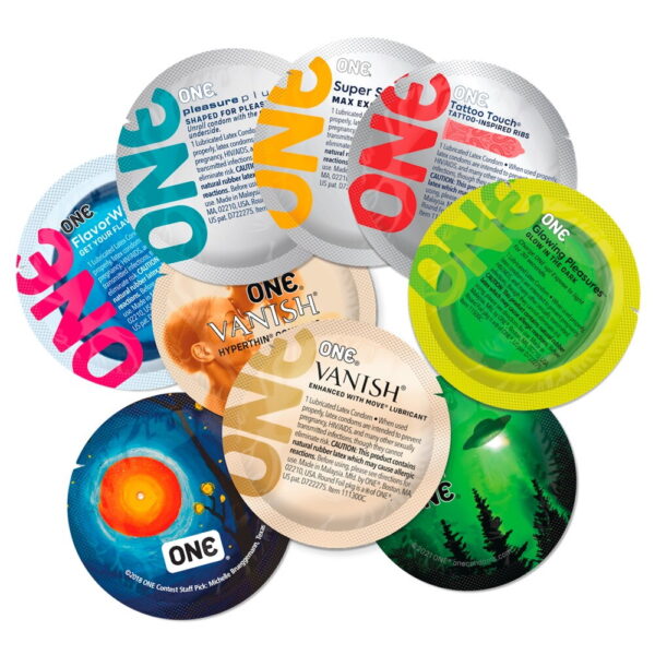 One Mixed Pleasures Kondom Pakke