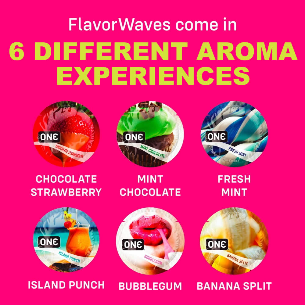 One Flavor Waves Aroma Kondom Pakke