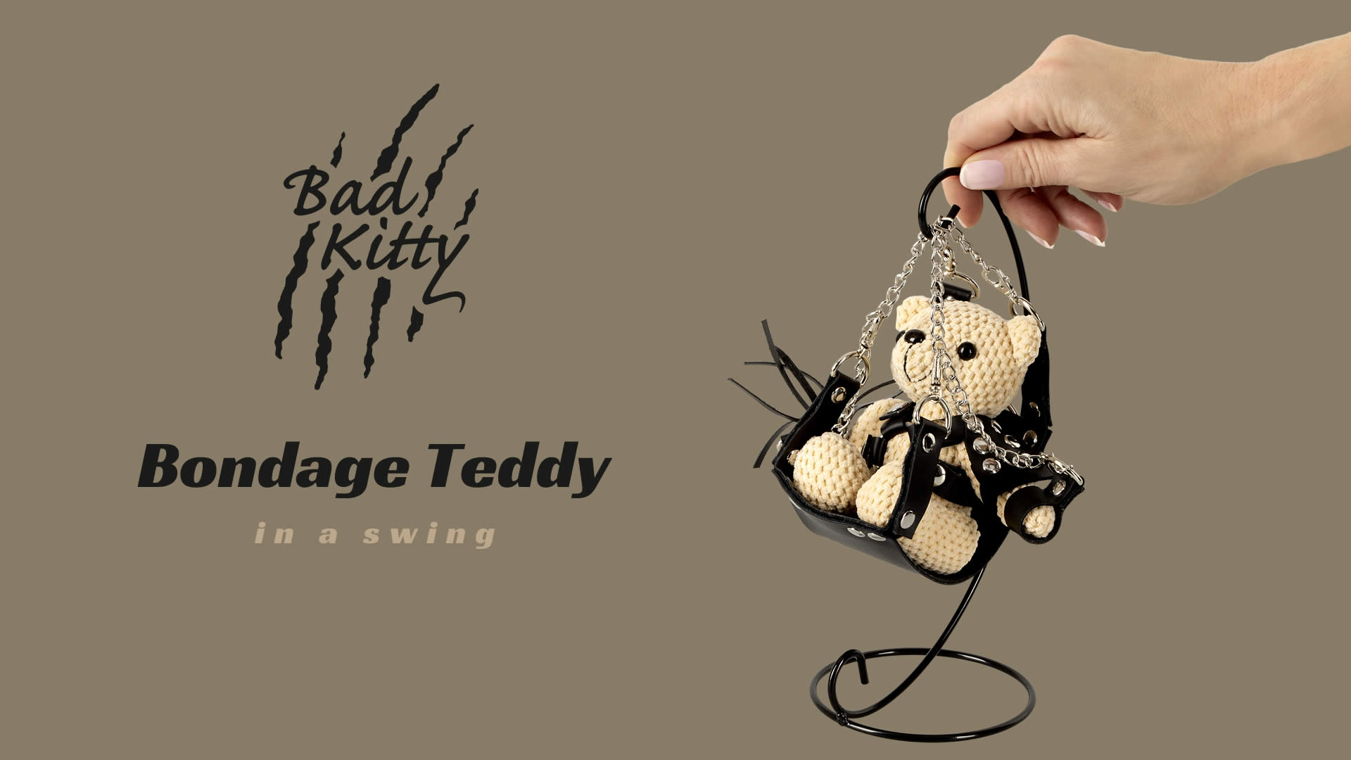 SM-Teddy Bamse med Bondage Gynge