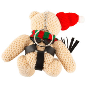 SM-Teddy Bamse Bondage Bjørn med Pisk og Hue