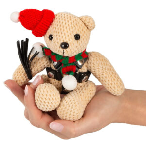 SM-Teddy Bamse Bondage Bjørn med Pisk og Hue