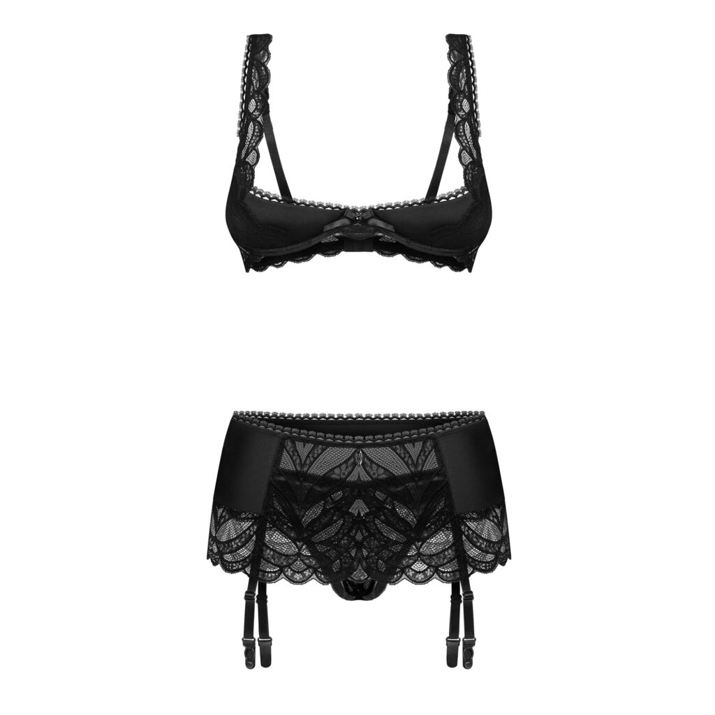 Obsessive Lecille Lingeri Sæt med 3 Dele