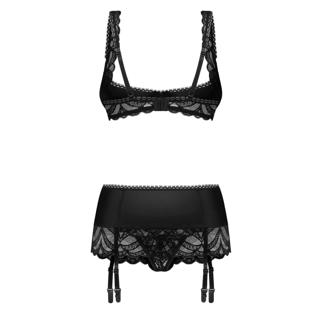 Obsessive Lecille Lingeri Sæt med 3 Dele