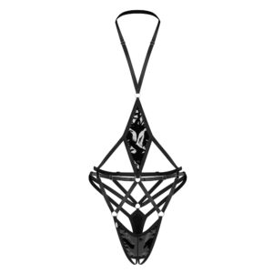 Obsessive Vinyl Bundløs og Åben Bust Body Keira Lise