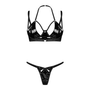 Obsessive Vinyl BH og Trusse Sæt Keira Lise