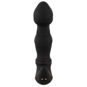 Anos Prostata Vibrator Plug med Bevægelige Ringe