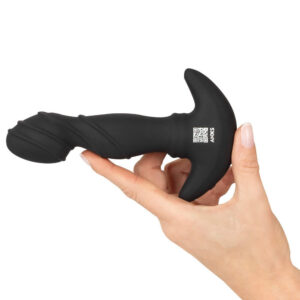 Anos Prostata Vibrator Plug med Bevægelige Ringe
