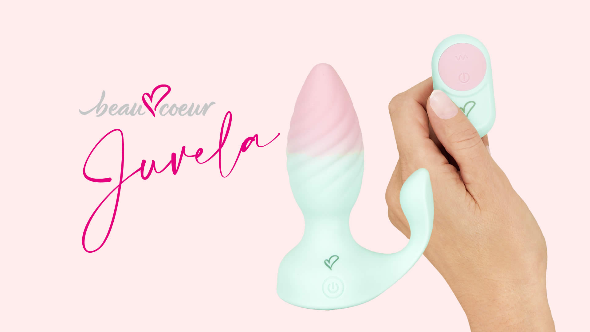 Beau Coeur JUVELA Fjernbetjent Anal Plug med Vibrator og Stimulator