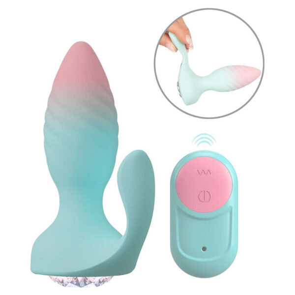 Beau Coeur JUVELA Fjernbetjent Anal Plug med Vibrator og Stimulator
