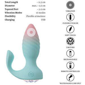 Beau Coeur JUVELA Fjernbetjent Anal Plug med Vibrator og Stimulator