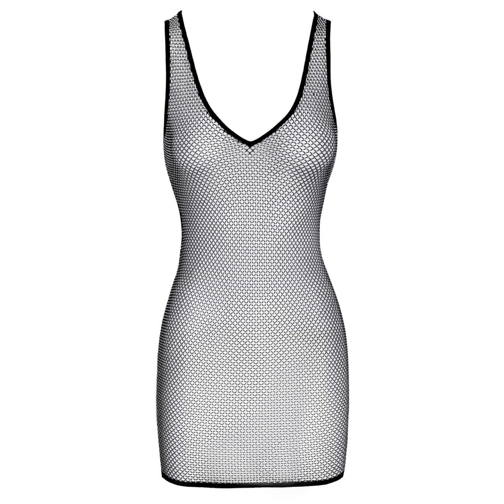 Net Kjole med Funklende Smykkesten