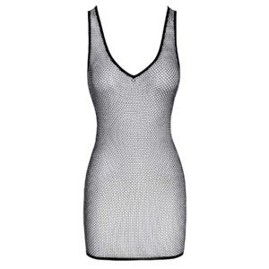 Net Kjole med Funklende Smykkesten