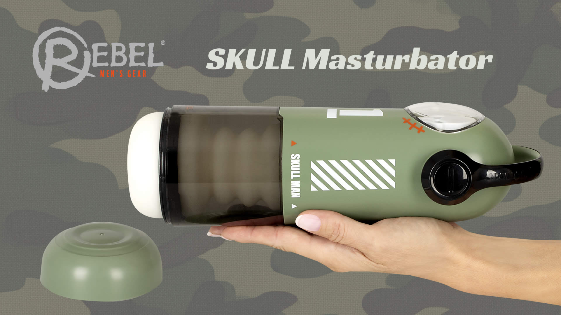 Rebel Mens Gear SKULL Masturbator