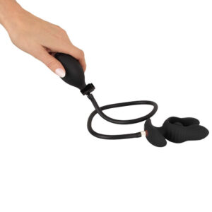 Anos Fjernbetjent Oppustelig Expander Anal Plug med Vibration