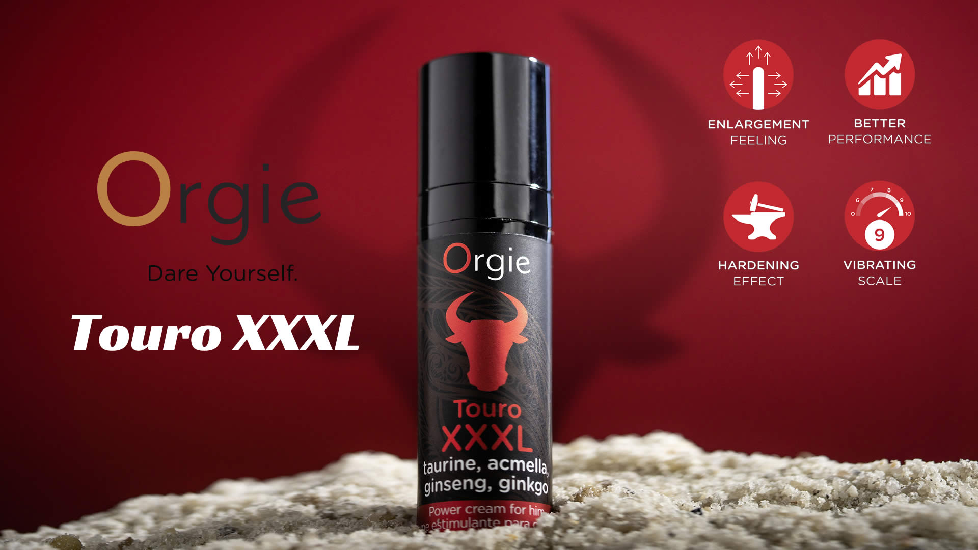 Orgie Touro XXXL Lystforstærker Power Creme til Penis