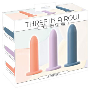 Three in a Row Dildo Sæt med Sugekop