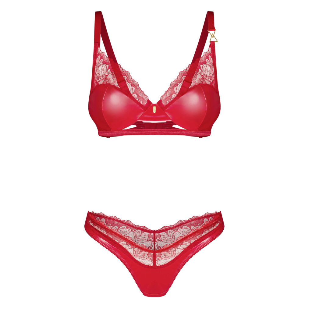 Obsessive Aliosa Wetlook Blonde BH og Rio String Trusse