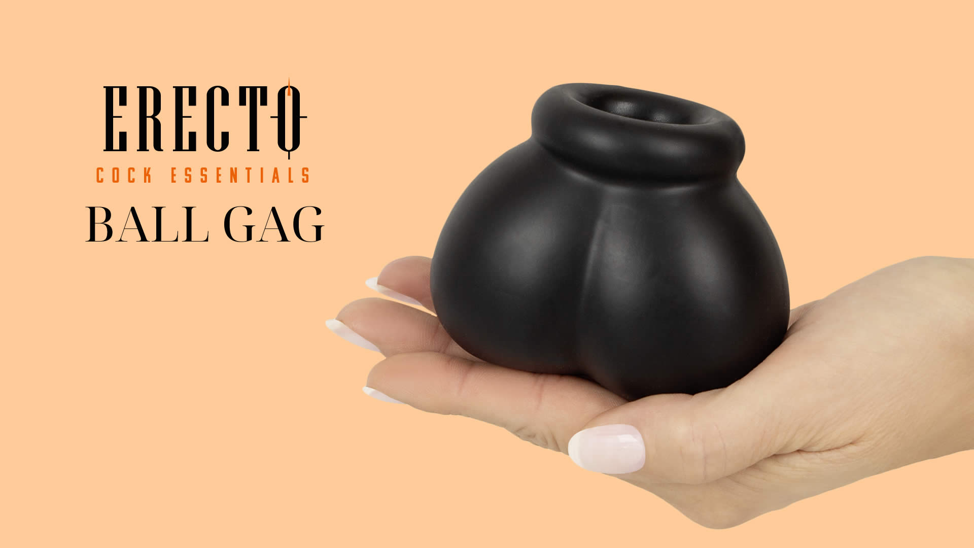 Erecto Cock Essentials Ball Gag i Silikone