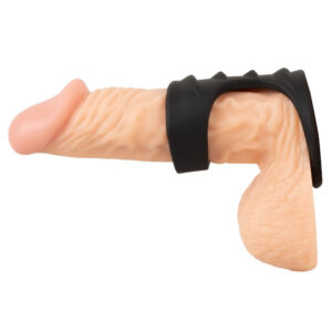 Erecto Cock Essentials Penis Sleeve med Testikelring i Silikone