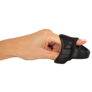 Erecto Cock Essentials Penis Ring med Ball Stretcher i Silikone