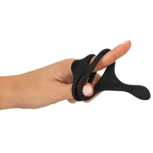 Erecto Cock Essentials Cock & Ball Testikel og Penisring i Silikone