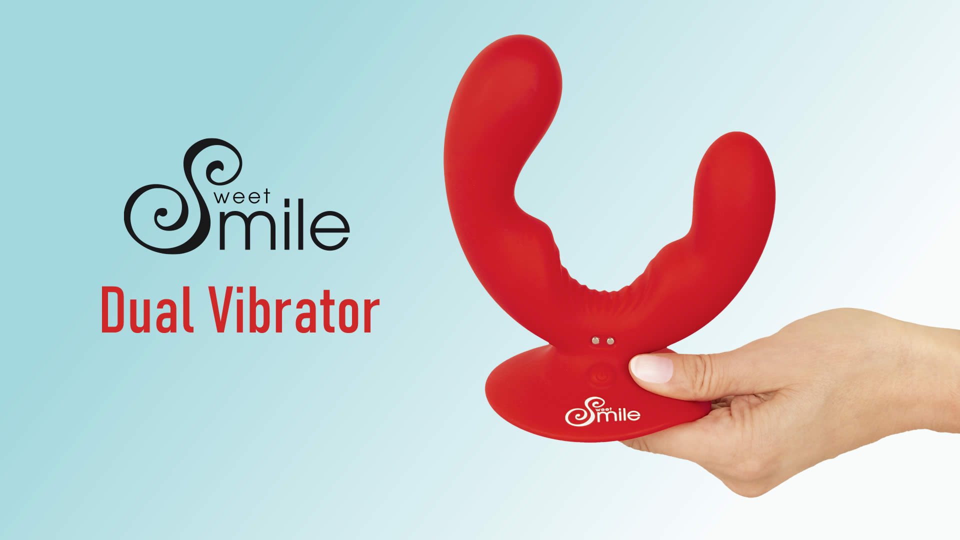 Sweet Smile Dual Vibrator i Rød