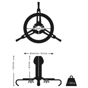 Fetish Collection Anal Spreader Deluxe i Metal