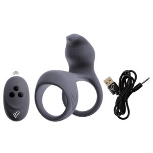 Beau Coeur Vylor Fjernbetjent Penis og Testikel Ring