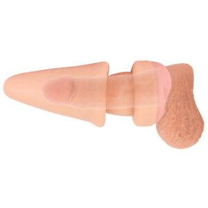 Nature Skin 2i1 Penis Forlænger Sleeve og Anal Plug