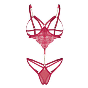 Obsessive Matildea Blonde Body med Åben Bund