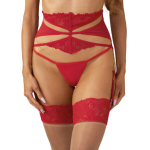 Obsessive Blonde Hofteholder Matildea i Rød