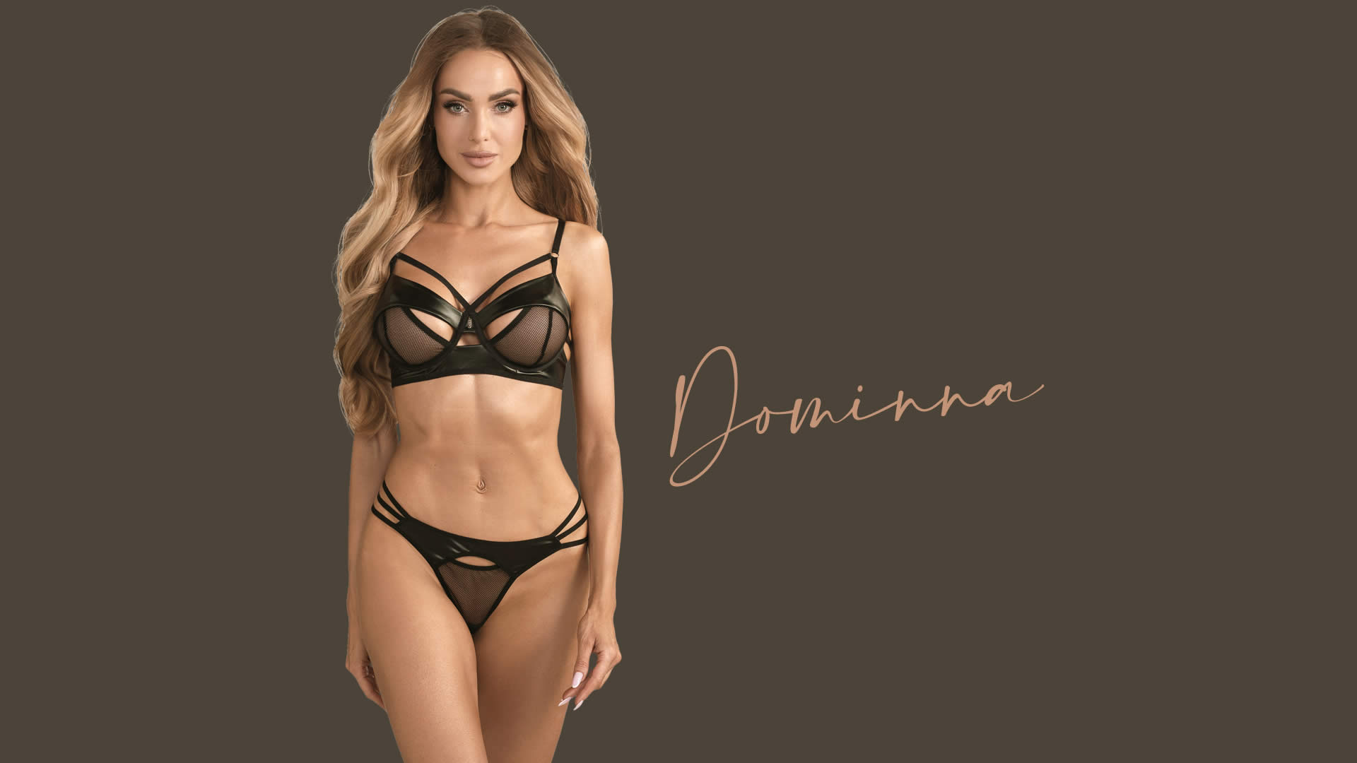 Obsessive Dominna BH og Trusse i Wetlook og Net