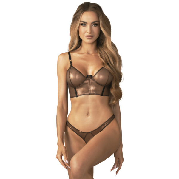 Obsessive Soranna BH og Trusse i Bronze Farve