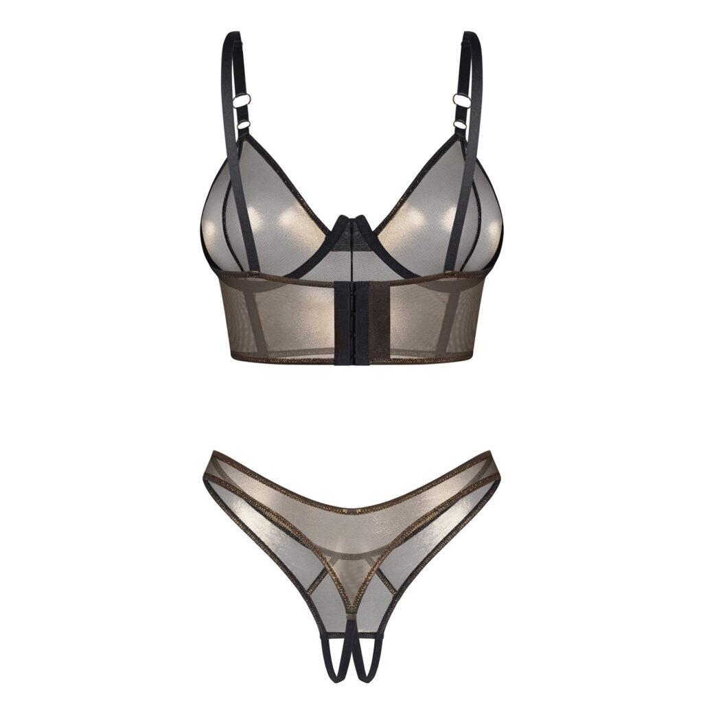 Obsessive Soranna BH og Trusse i Bronze Farve