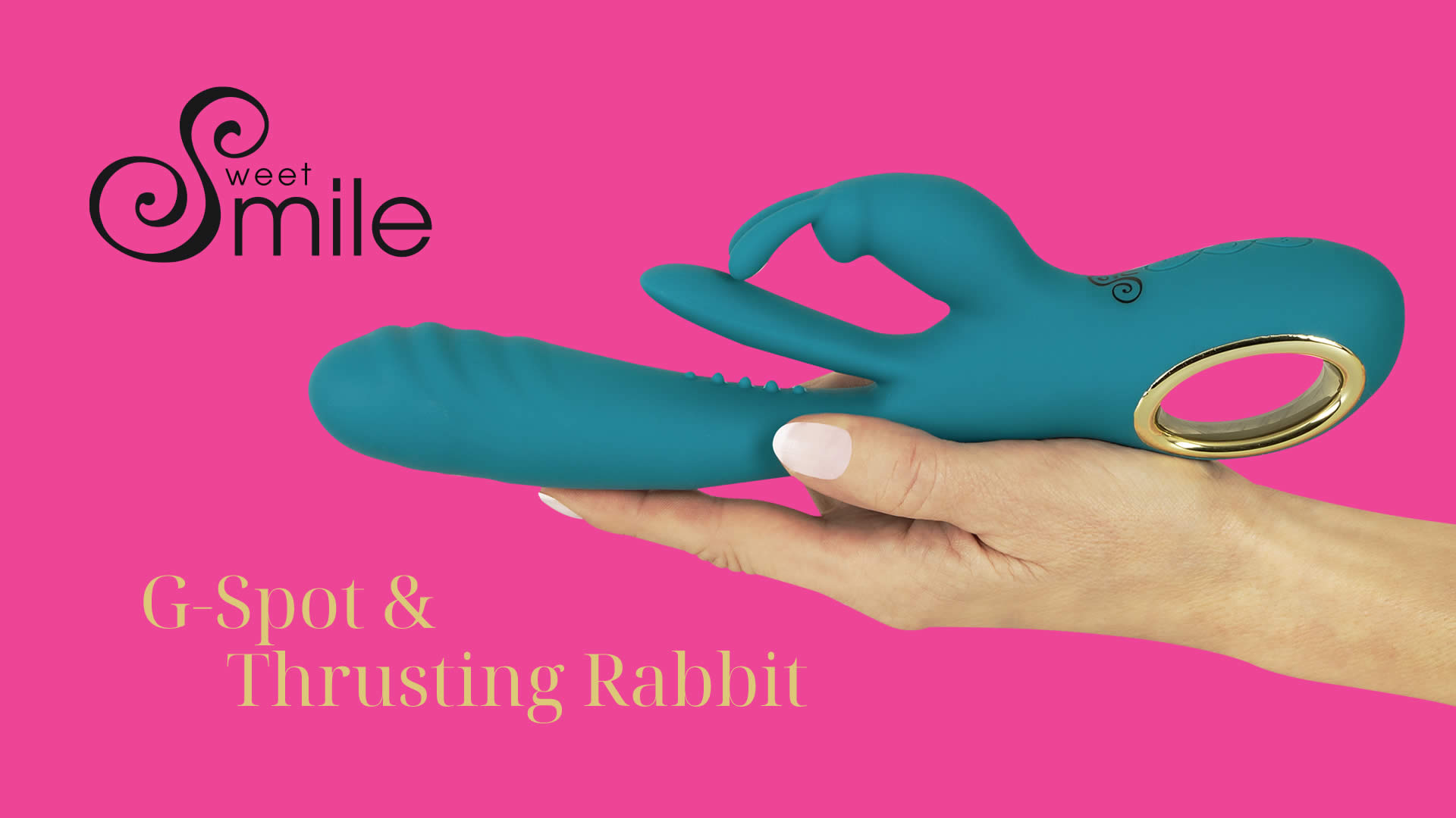 Sweet Smile G-punkt Rabbit Vibrator med Støde Funktion