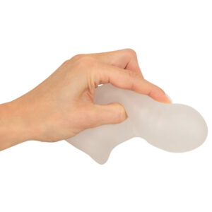 Rebel Mens Gear Thickening Sleeve med Testikel Ring