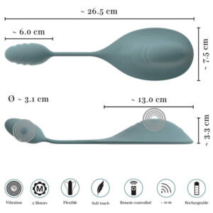 Vibepad Mini Klitoris Stimulator med Vaginal og Anal Bullet Vibrator