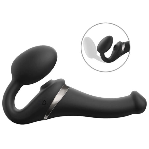 Strap-Me-On Multi Orgasm Bendable Strap-On Vibrator med Fjernbetjening