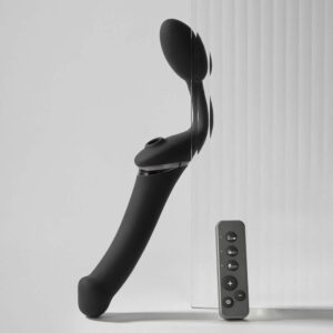 Strap-Me-On Multi Orgasm Bendable Strap-On Vibrator med Fjernbetjening