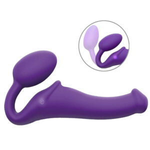 Strap-Me-On Bendable Strap-On Vibrator med Fjernbetjening