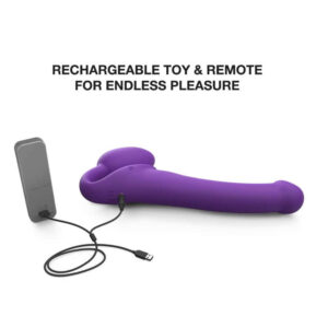 Strap-Me-On Bendable Strap-On Vibrator med Fjernbetjening
