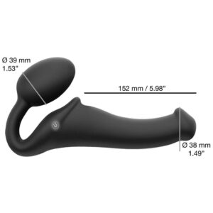 Strap-Me-On Bendable Strap-On Vibrator med Fjernbetjening