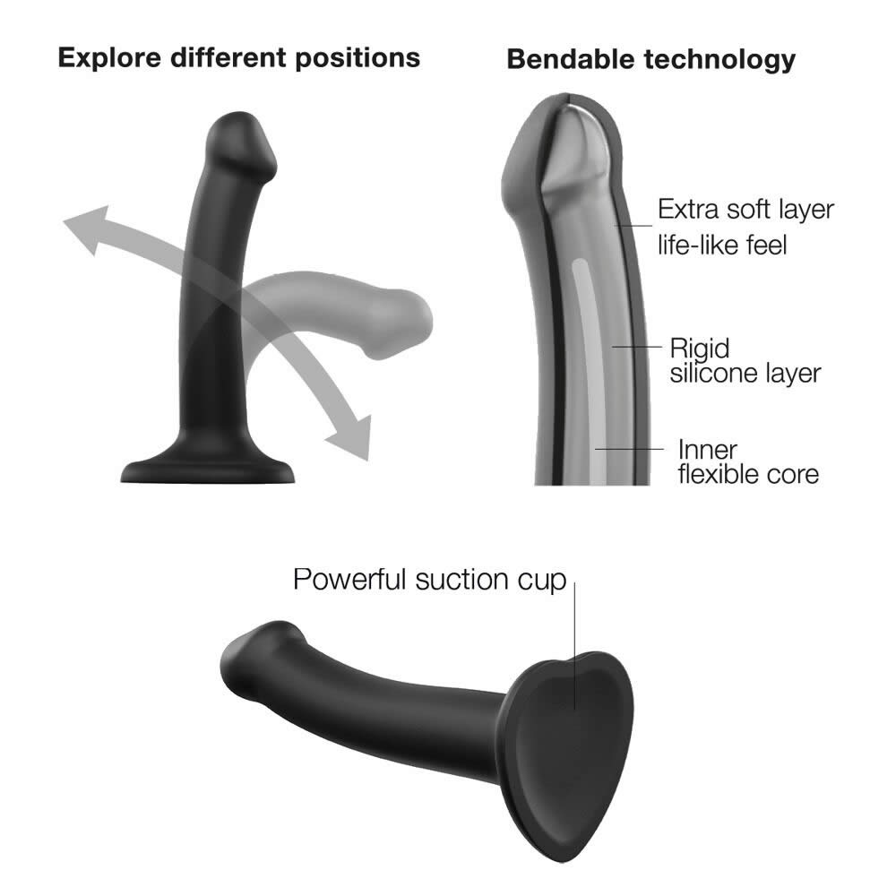 Strap-Me-On Dual Density Bendable Dildo