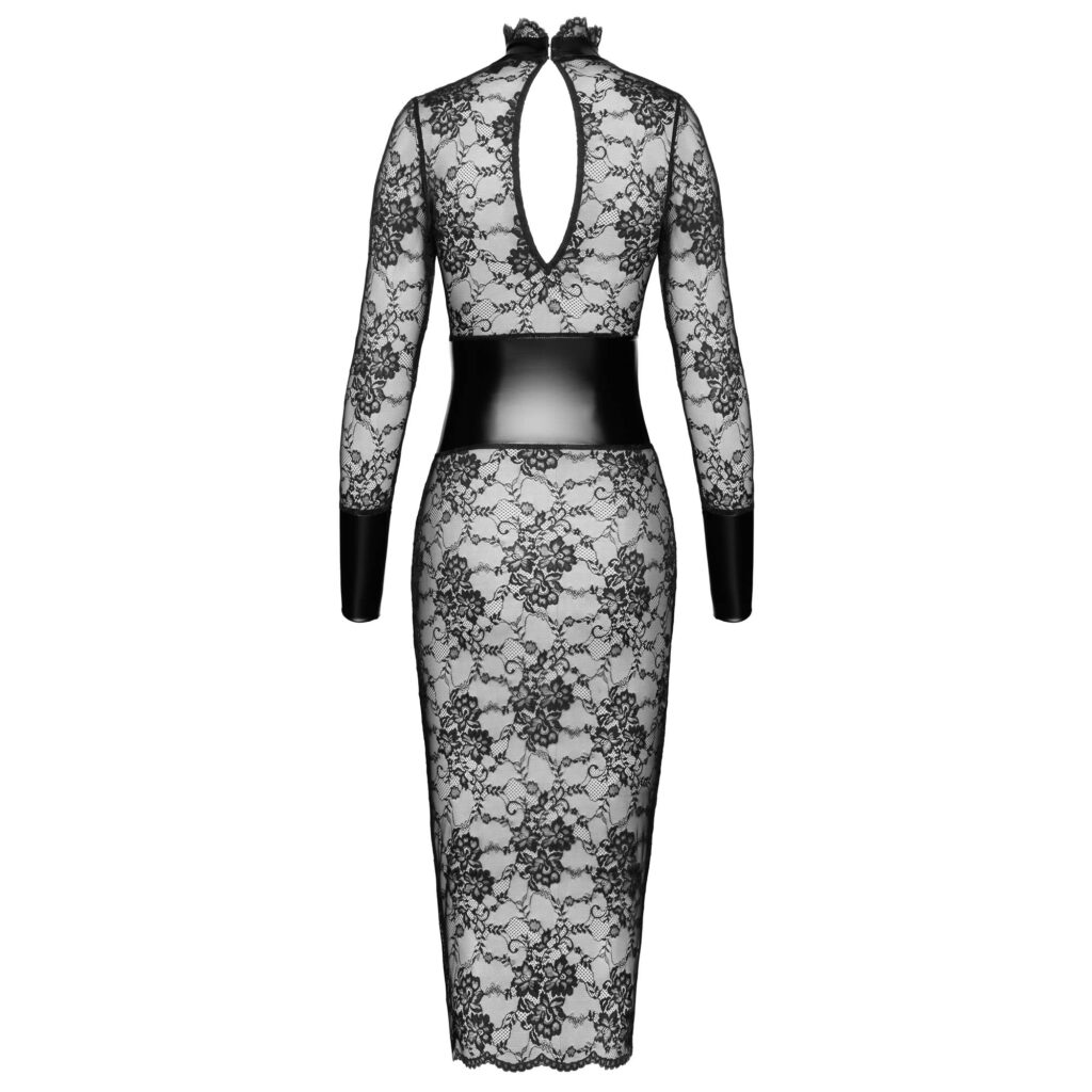 Noir Kink Royal Blondekjole med Talje Corsage i Sort