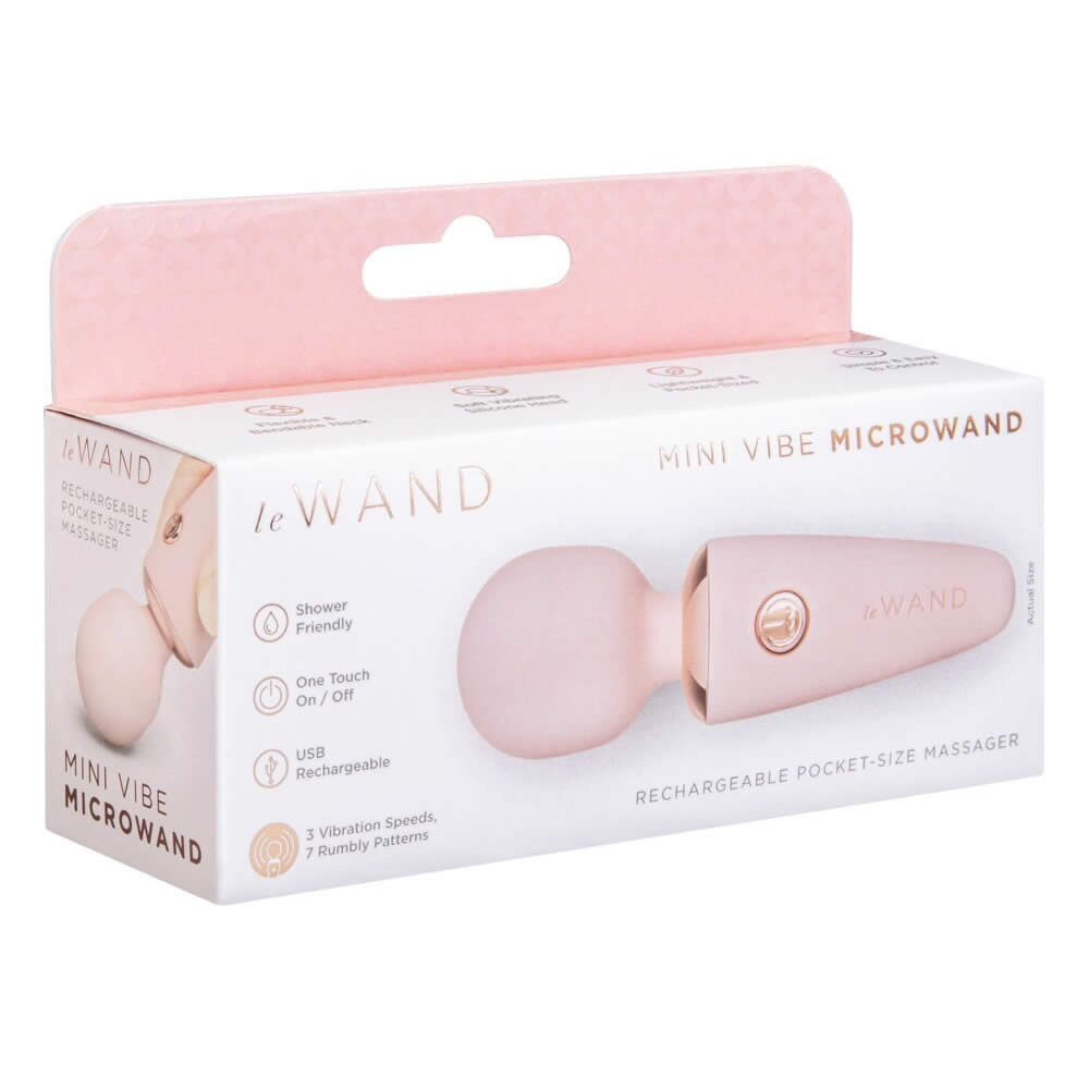Le Wand Mini Vibe Microwand Massagestav og Vibrator