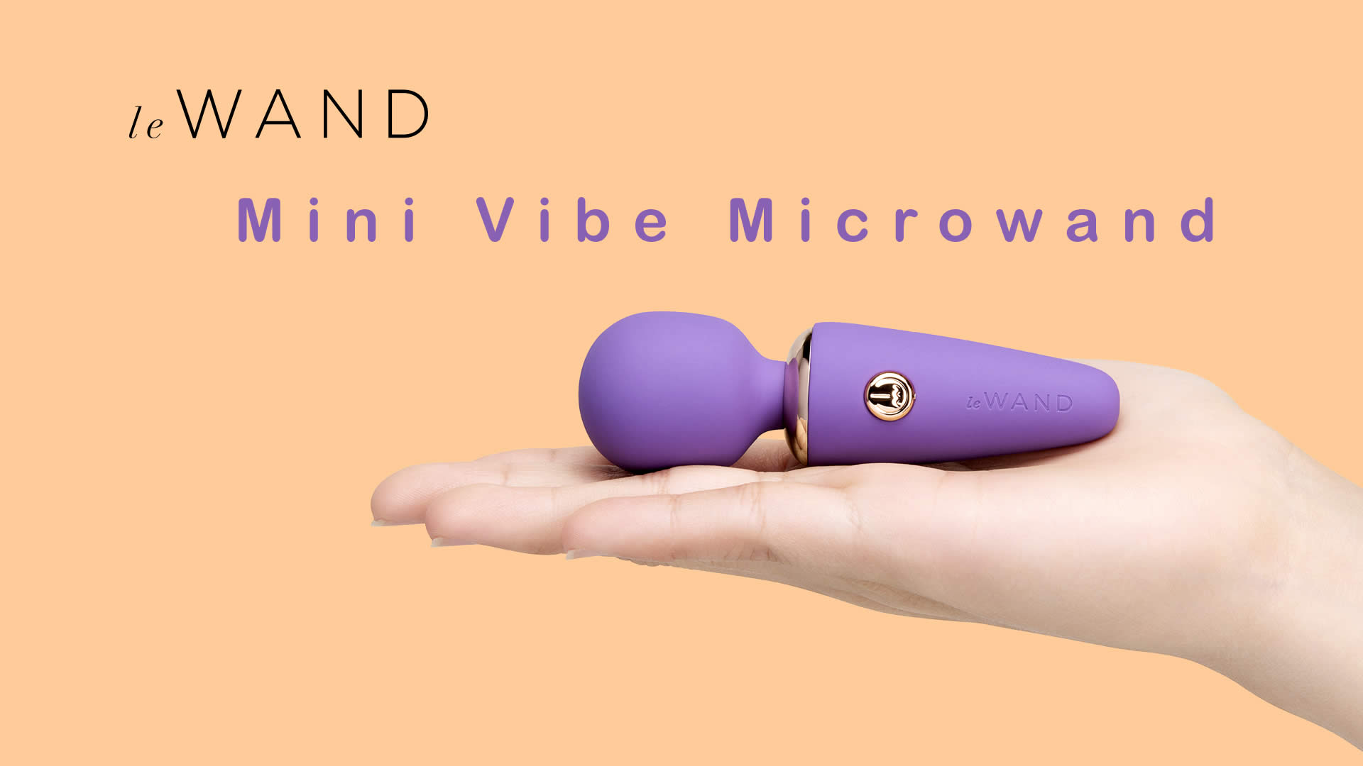Le Wand Mini Vibe Microwand Massagestav og Vibrator
