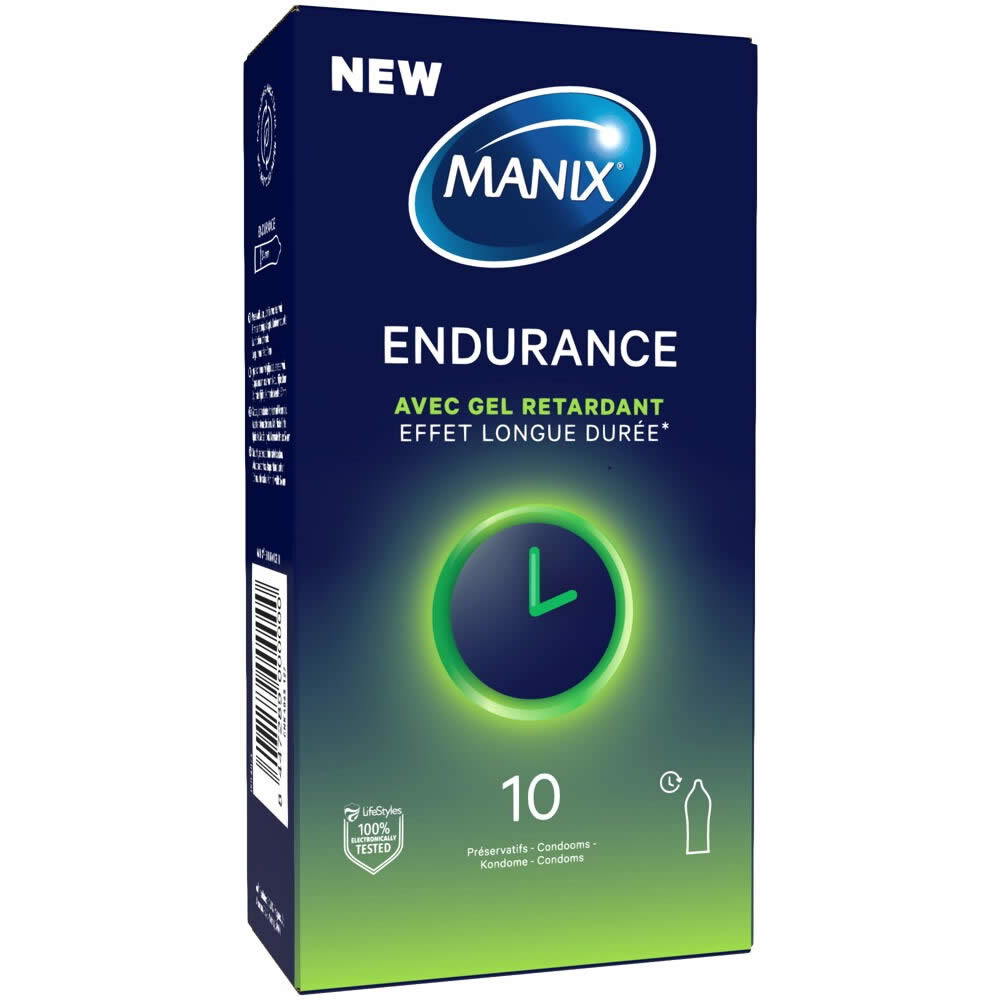 Manix Endurance Kondom med Delay Gel