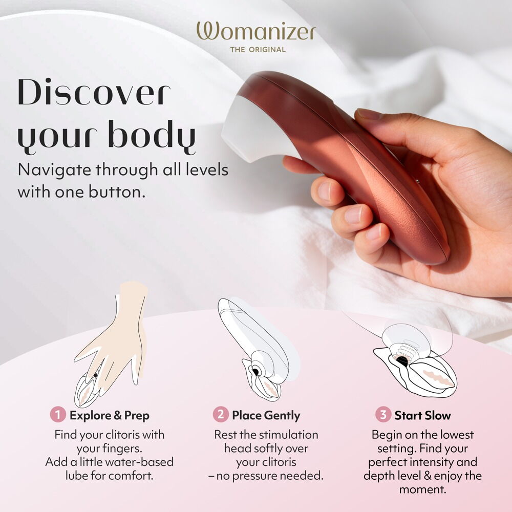 Womanizer Pro Lufttryksvibrator og Pulsator