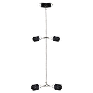 Zado Læder Bondage Sæt i Kraftig udførsel