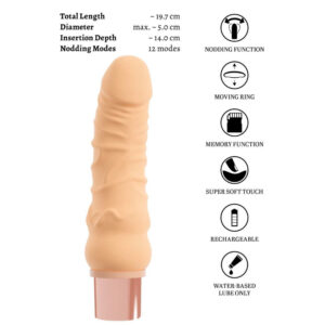 Beau Coeur SELON Soft Real Stimulator EXTRA Vibrator